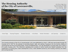 Tablet Screenshot of lawrencevilleha.org